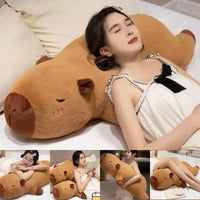 Capybara Long Plush Pillow - Bear Hugs