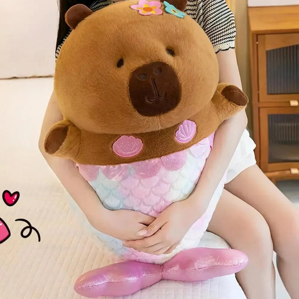 Capybara Mermaid Plush Toy - Bear Hugs