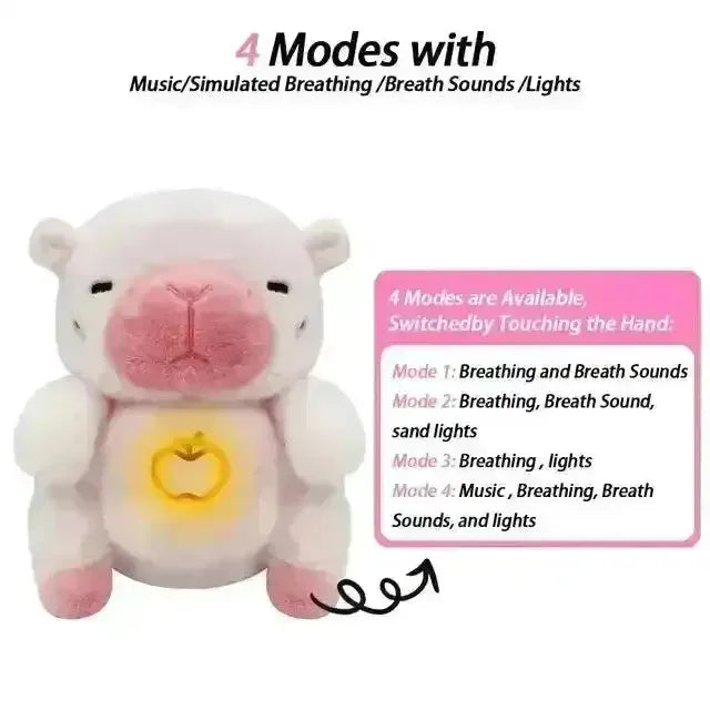 Capybara Musical Breathing Teddy Plushie - Bear Hugs