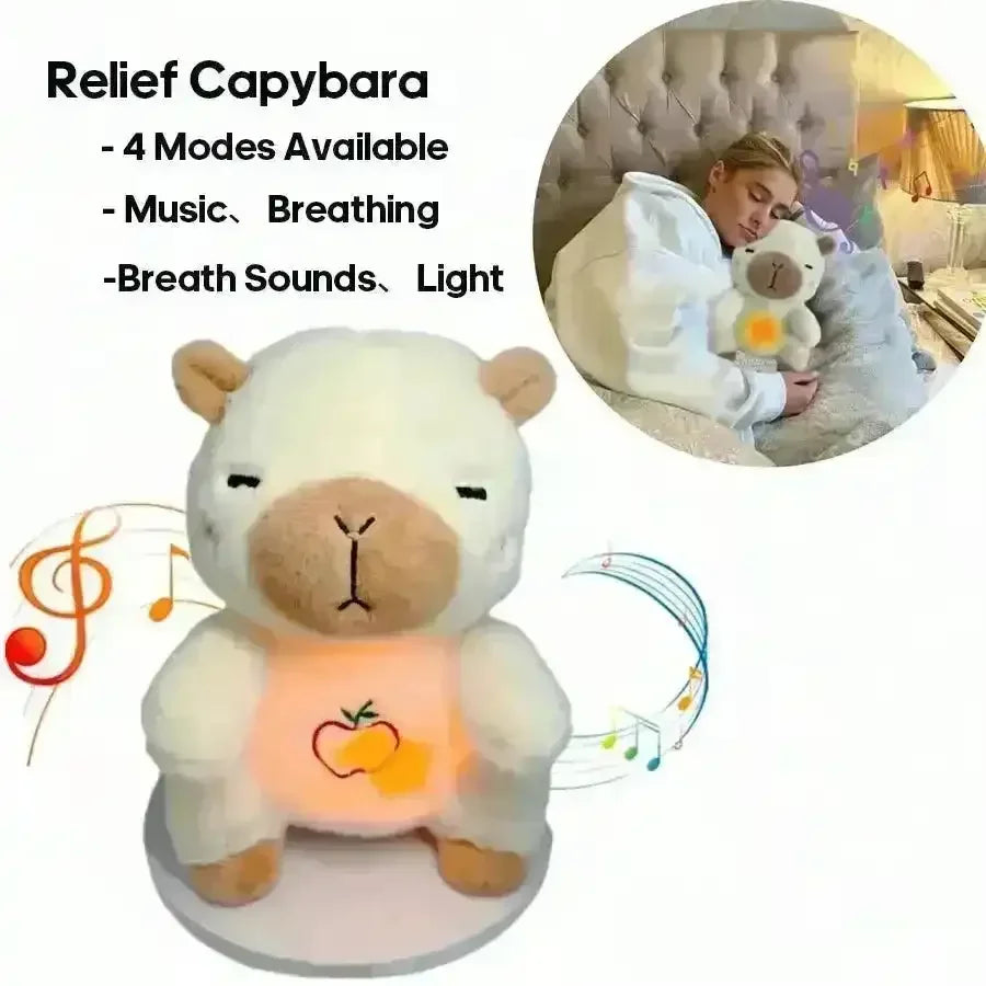 Capybara Musical Breathing Teddy Plushie - Bear Hugs
