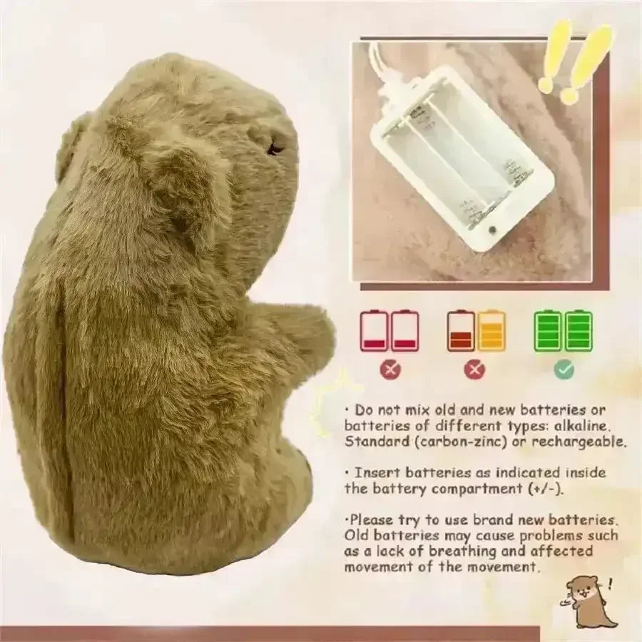 Capybara Musical Breathing Teddy Plushie - Bear Hugs