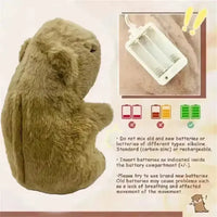 Capybara Musical Breathing Teddy Plushie - Bear Hugs