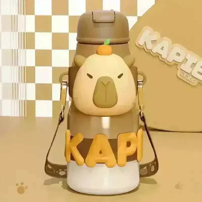 Capybara Squeezy Insulated Bottle (650 ml) - Bear Hugs