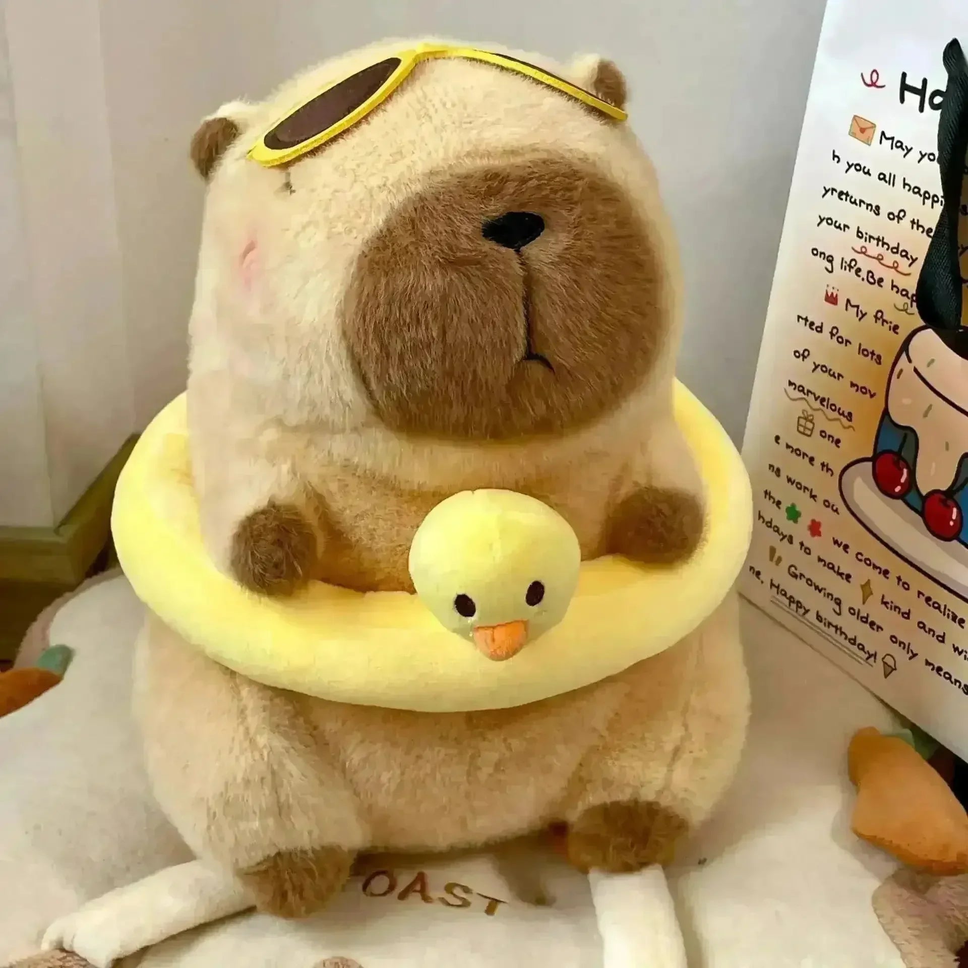Capybara Swimming Ring Plushie (40 cm) - Bear Hugs