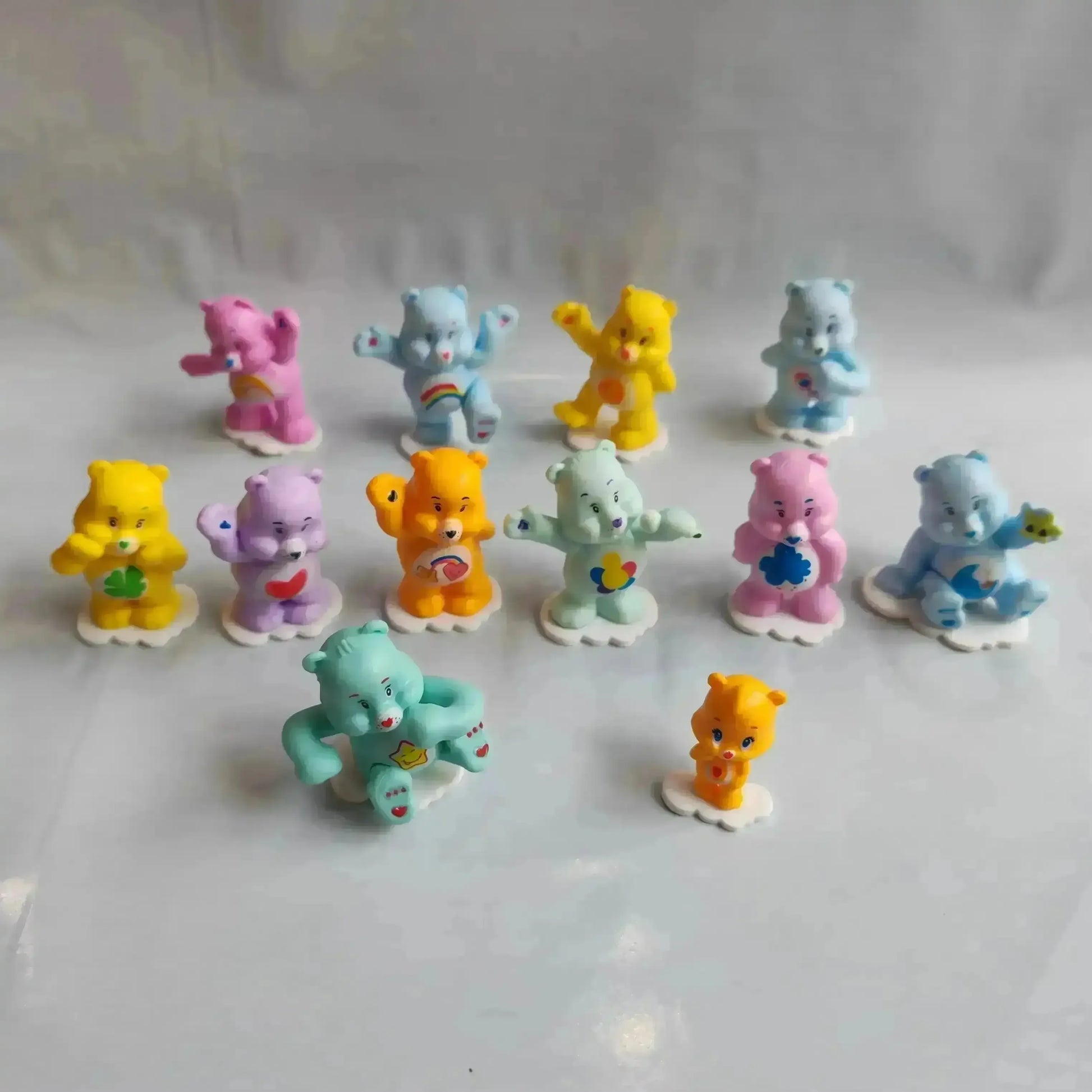 Care Bears Anime Figurine Set (12pcs) - Bear Hugs