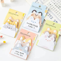 Cartoon Animal Sticky Notes - Bear Hugs
