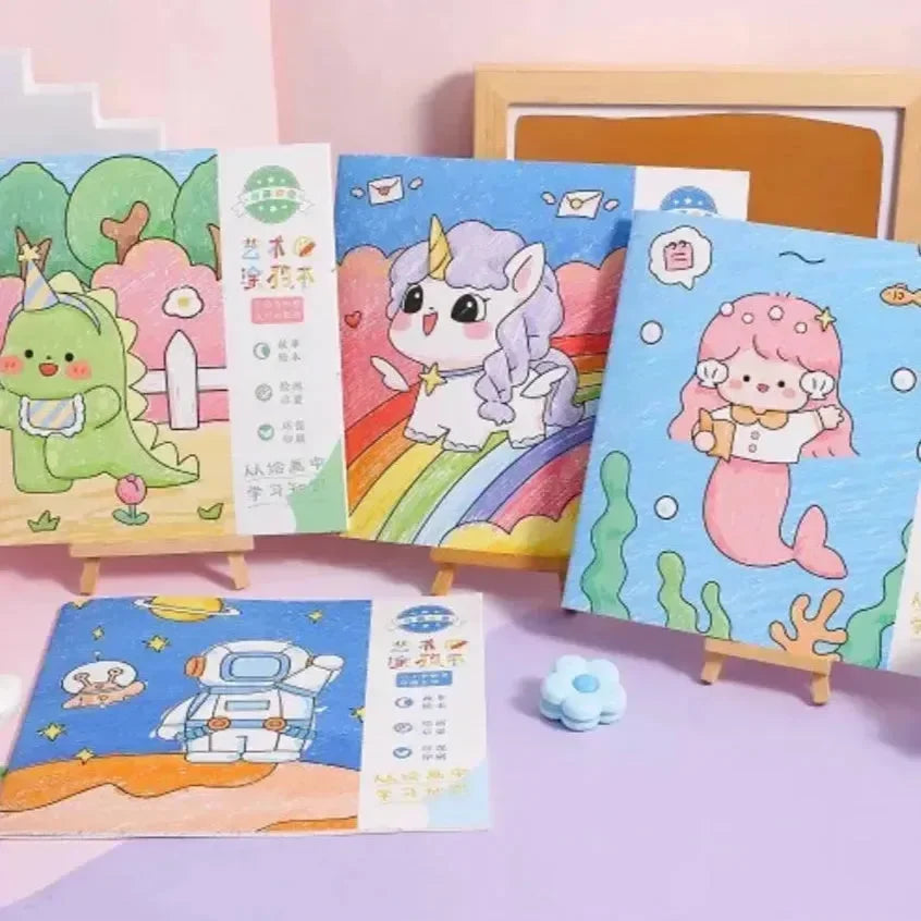 Cartoon Art Doodle Book - Bear Hugs