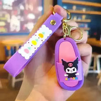 Cartoon Creative Slippers Keychain - Bear Hugs