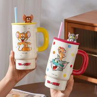 Cartoon Mega Ceramic Mugs (850 ml) - Bear Hugs