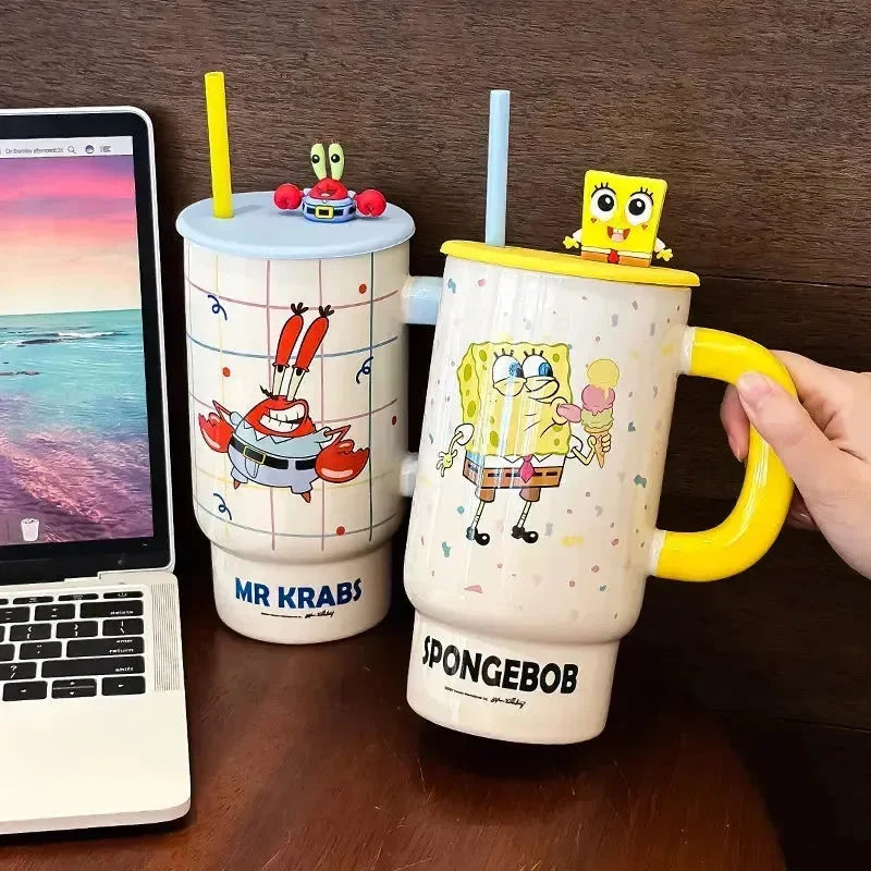 Cartoon Mega Ceramic Mugs (850 ml) - Bear Hugs