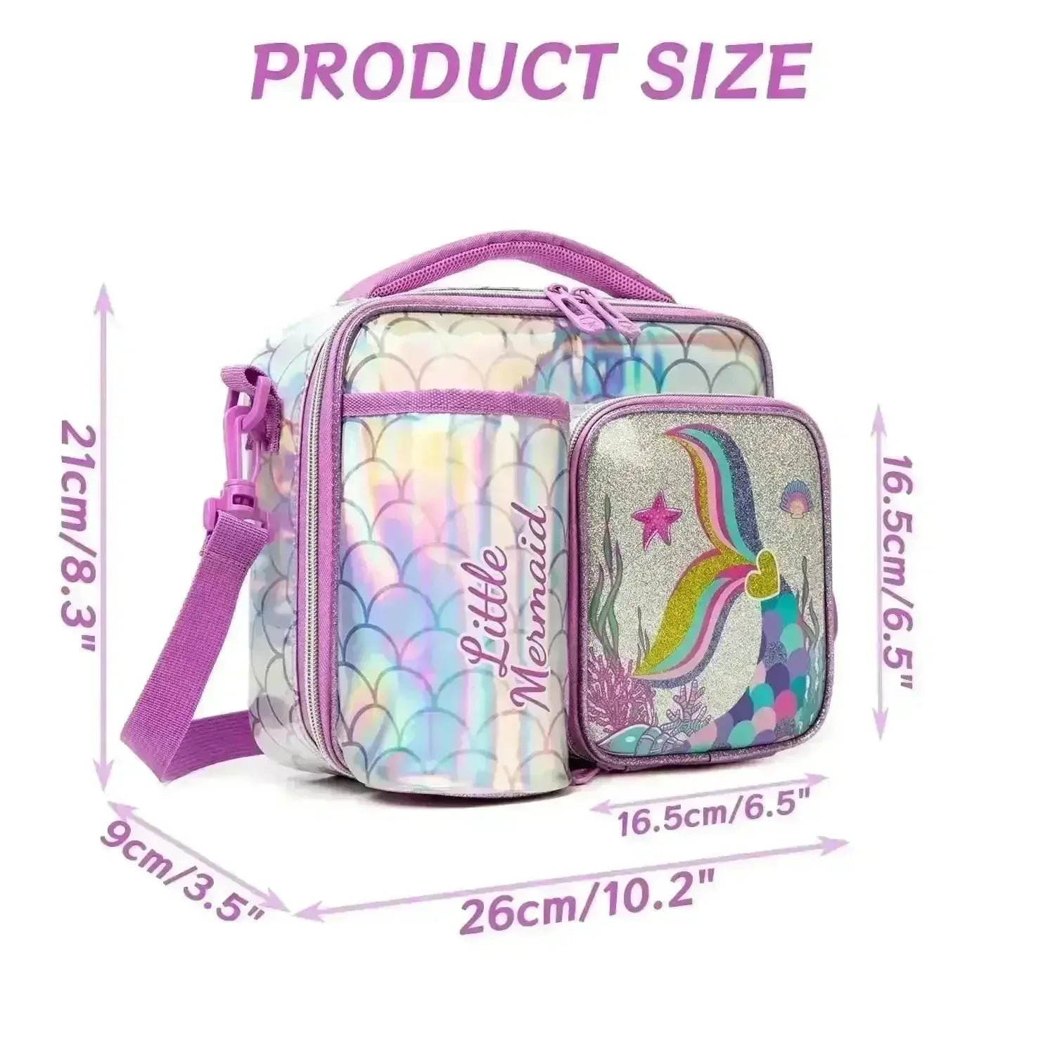 Cartoon Themed Insulated Lunch Bag - Bear Hugs