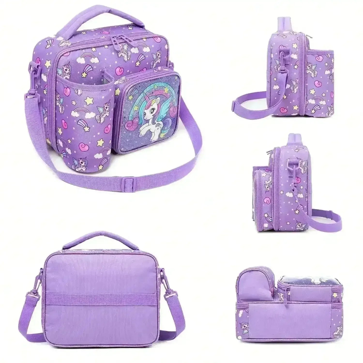 Cartoon Themed Insulated Lunch Bag - Bear Hugs