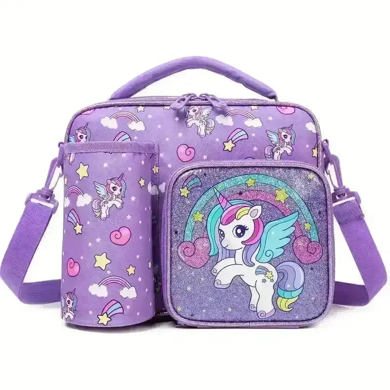 Cartoon Themed Insulated Lunch Bag - Bear Hugs