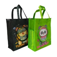Cartoon Themed Multi-Purpose Tote Bag - Bear Hugs