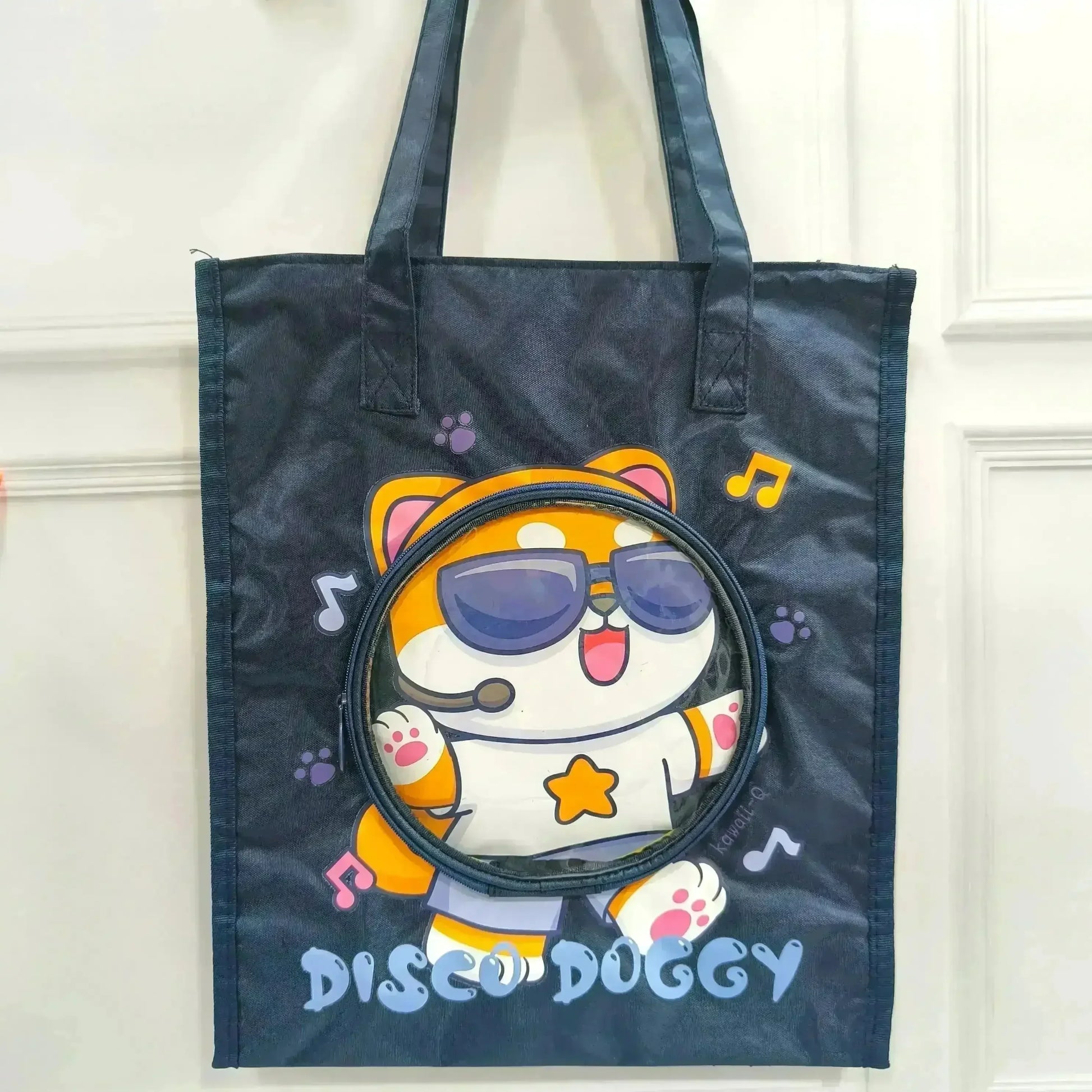 Cartoon Themed Multi-Purpose Tote Bag - Bear Hugs