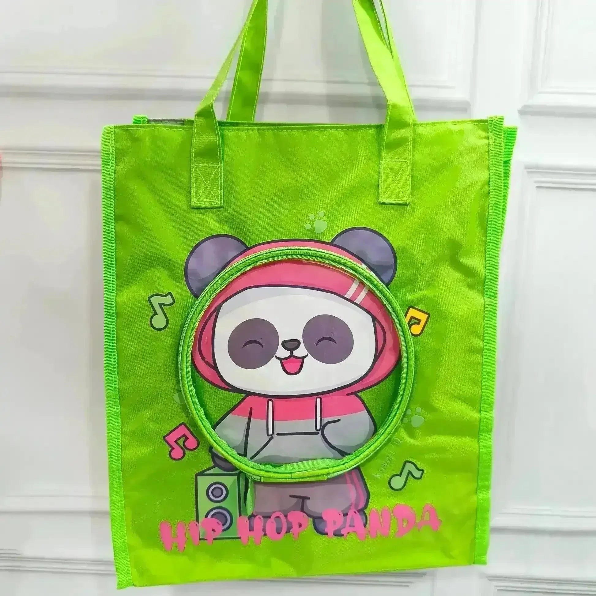 Cartoon Themed Multi-Purpose Tote Bag - Bear Hugs