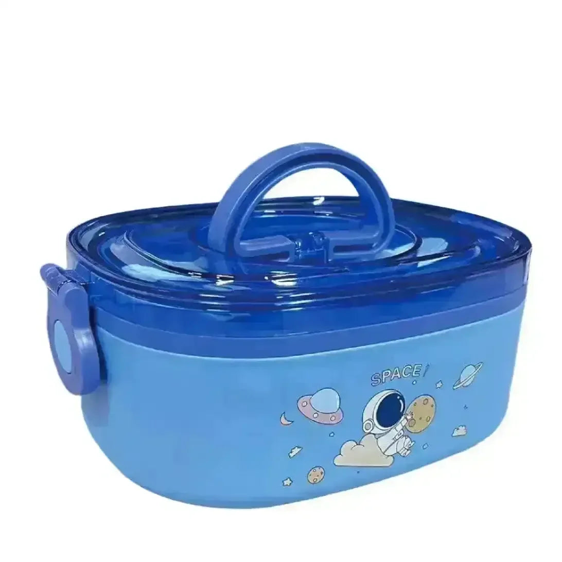 Cartoon Themed Stainless Steel Lunch Box - Bear Hugs