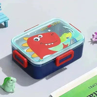 Cartoon Themed Stainless Steel Lunch Box - Bear Hugs