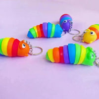 Caterpillar 3D Keychain - Bear Hugs