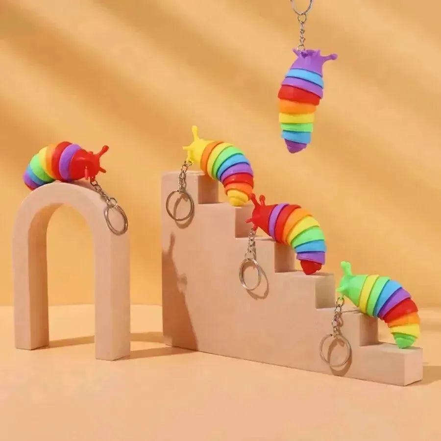 Caterpillar 3D Keychain - Bear Hugs