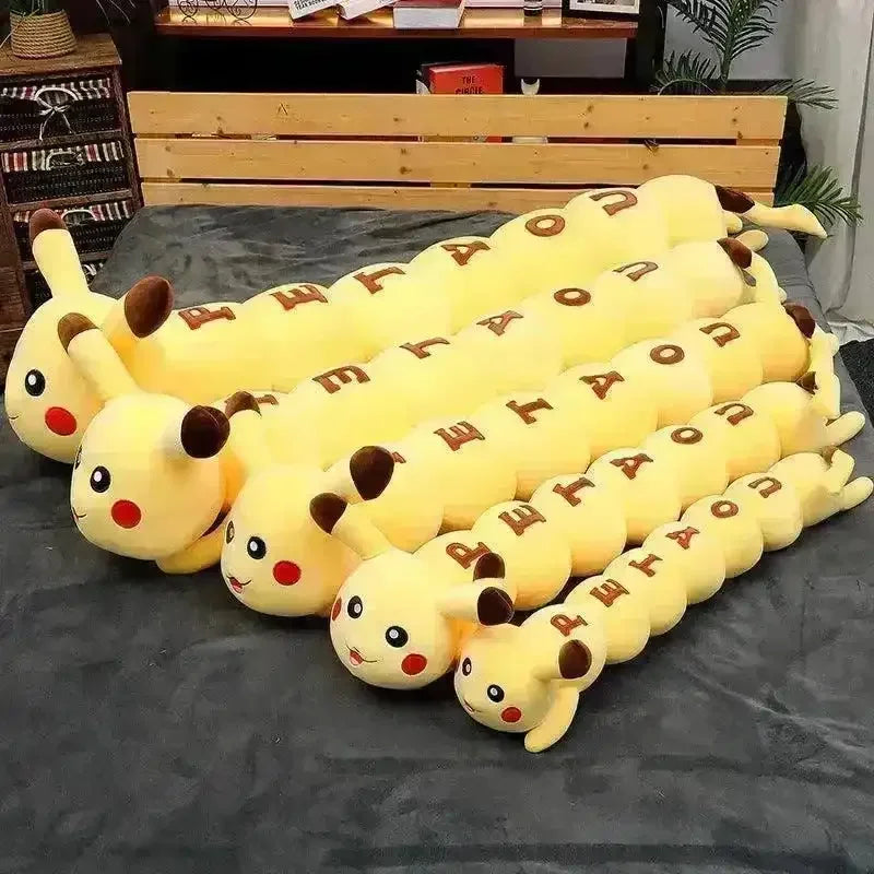 Caterpillar Pikachu Long Plush Pillow - Bear Hugs