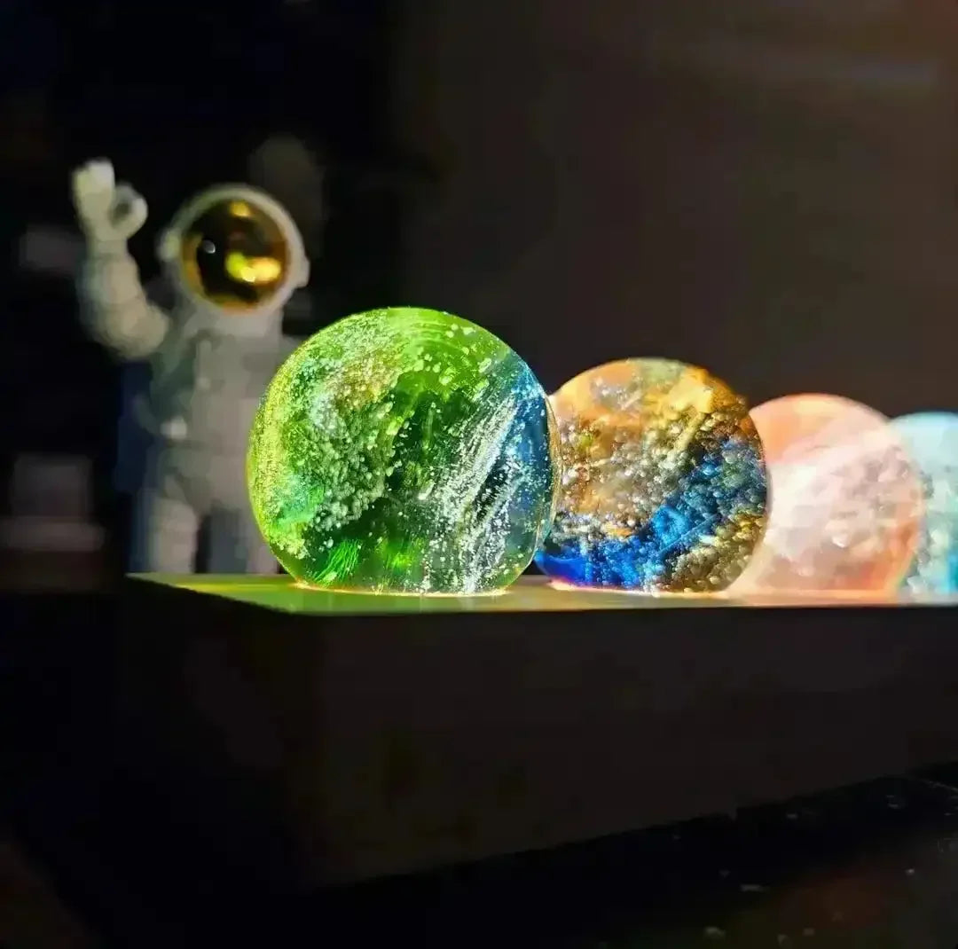 Celestial Dreams Galaxy Marble Night Light - Bear Hugs