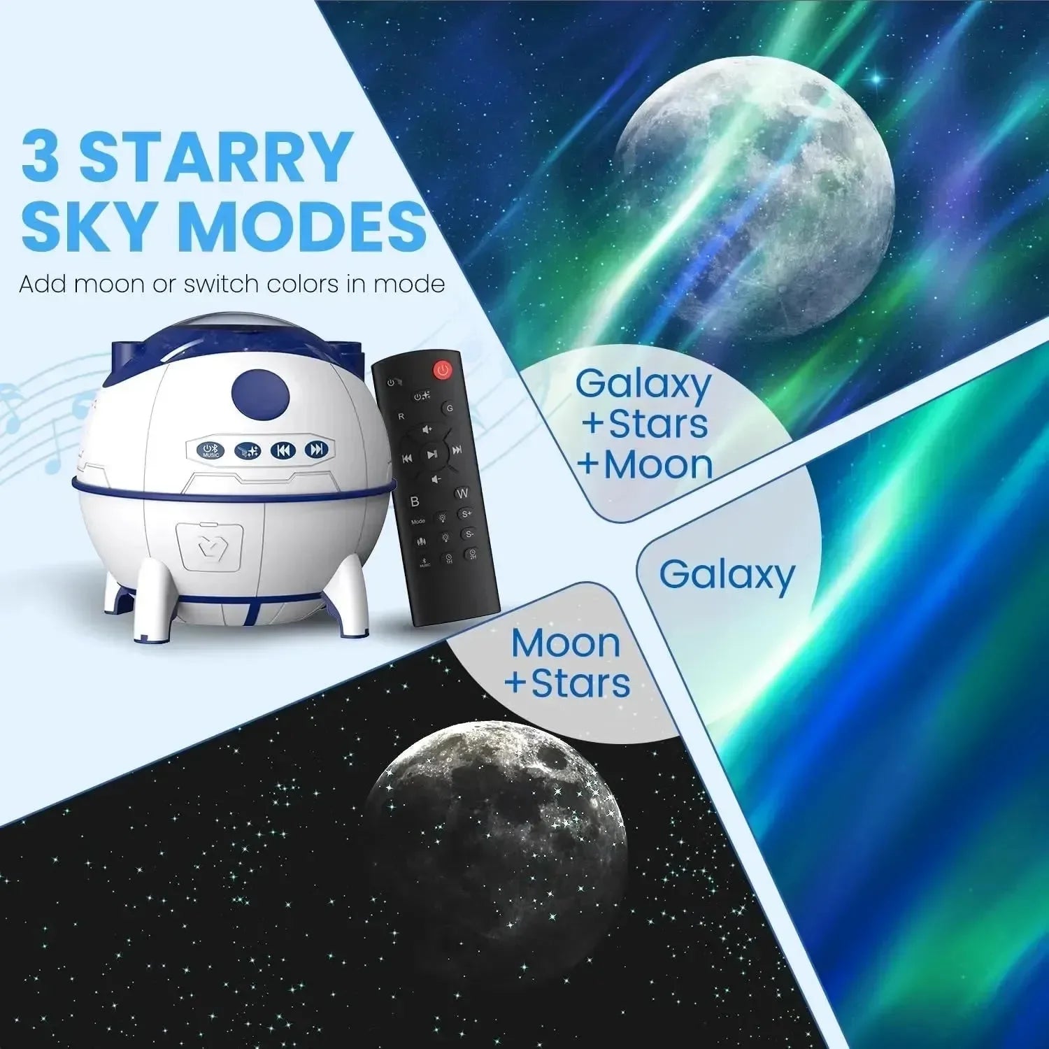 Celestial Dreamscape Star Projector - Bear Hugs