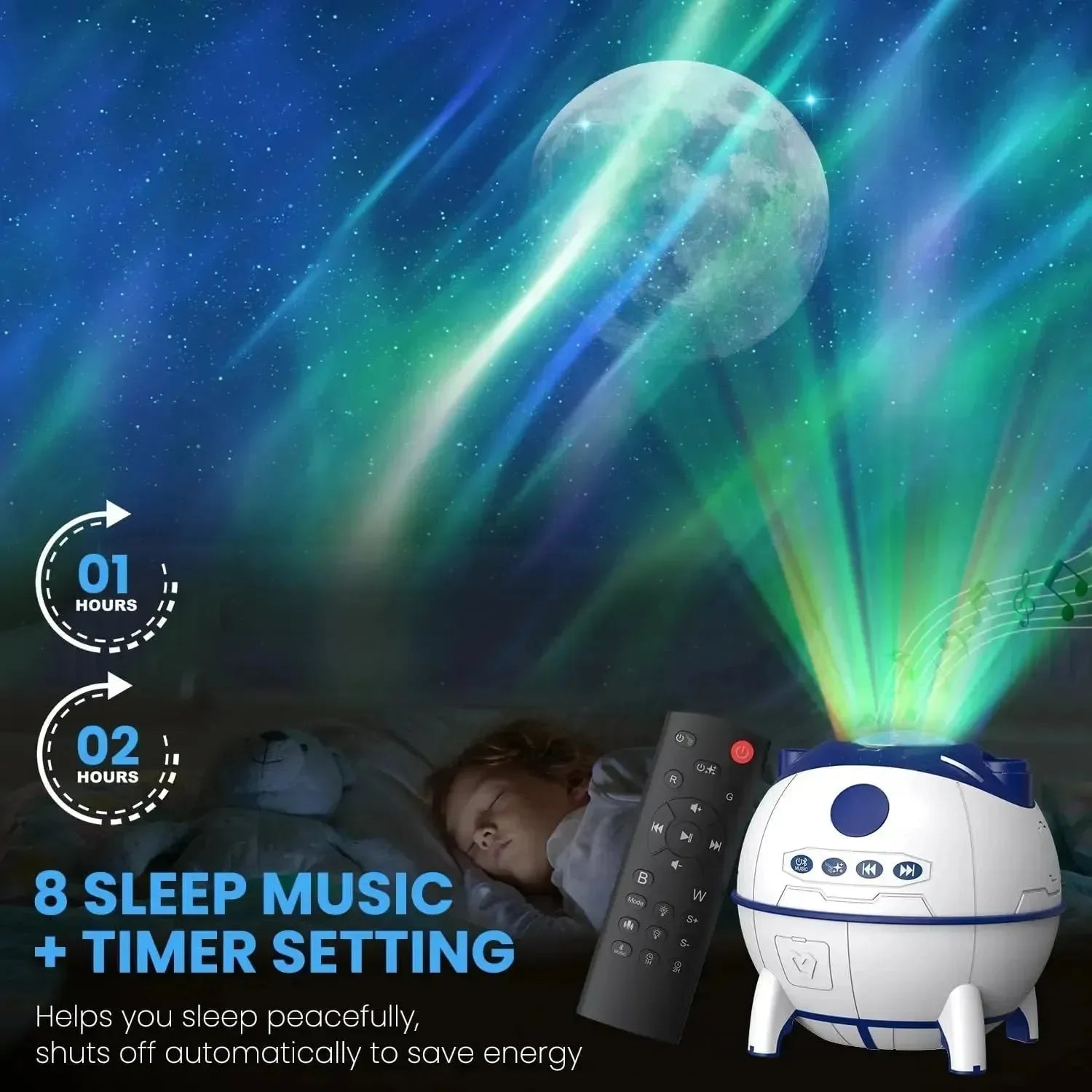 Celestial Dreamscape Star Projector - Bear Hugs