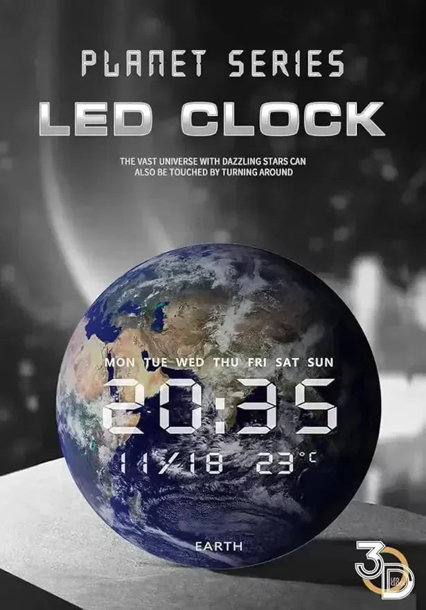 Celestial Time 3D Wall Clock - Bear Hugs