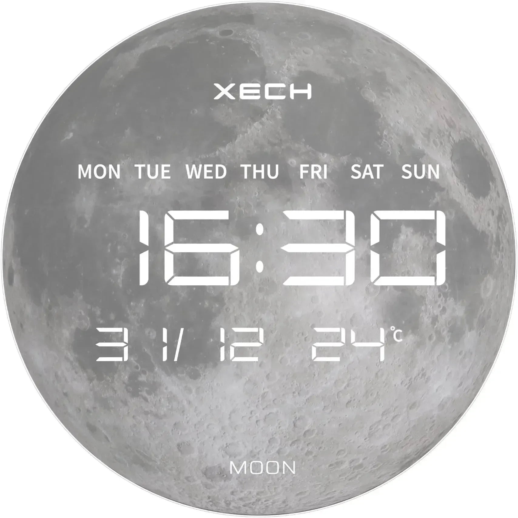 Celestial Time 3D Wall Clock - Bear Hugs