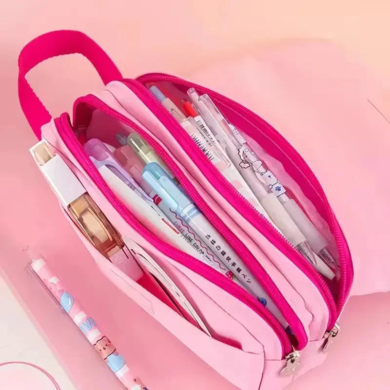 Character Canvas Pencil Pouch - Bear Hugs