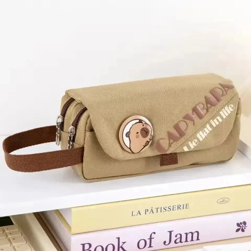 Character Canvas Pencil Pouch - Bear Hugs