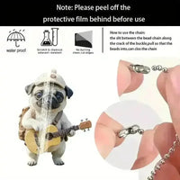 Adventure Pug Tales Acrylic Keychain