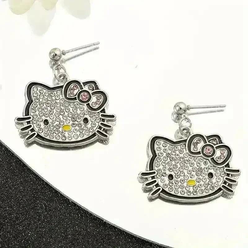 Charming Hello Kitty Dangle Earrings - Bear Hugs