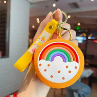 Charming Rainbow Silicon Coin Pouch - Bear Hugs