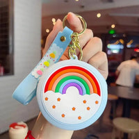Charming Rainbow Silicon Coin Pouch - Bear Hugs