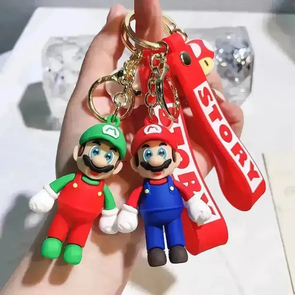 Charming Super Mario 3D Keychain - Bear Hugs