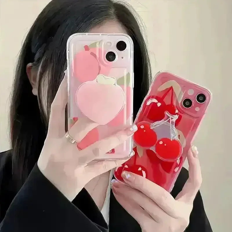 Cherry Peach Phone Case (For Samsung) - Bear Hugs