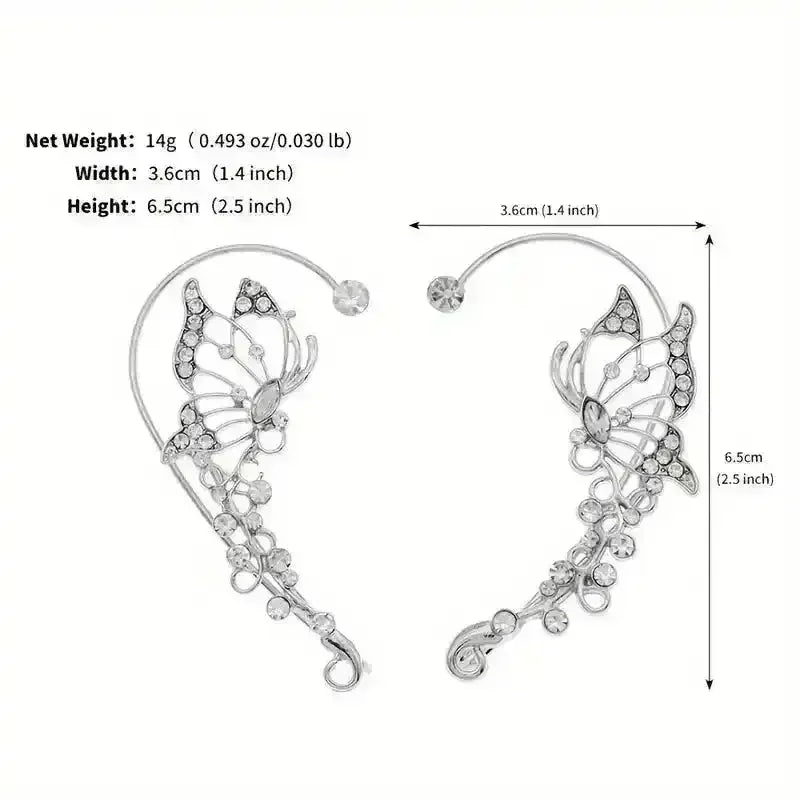 Chic Butterfly Fairy Ear Clip - Bear Hugs
