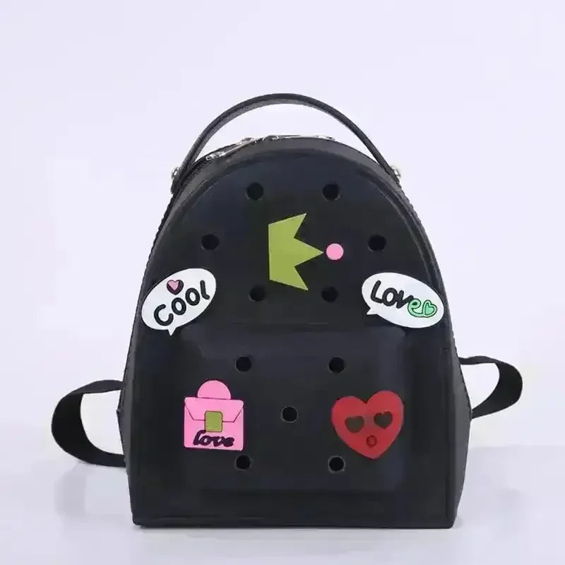 Chic EVA Rubber Backpack - Bear Hugs