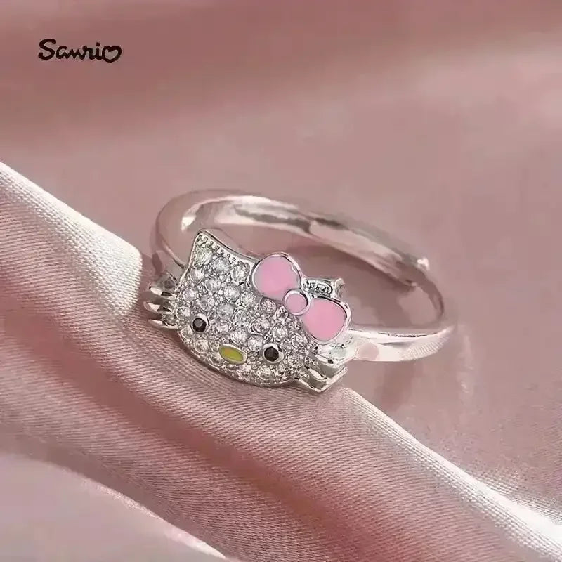 Chic Lucid Hello Kitty Adjustable Ring - Bear Hugs