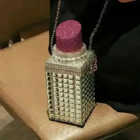 Chic Mini Lipstick Shaped Crossbody Bag - Bear Hugs