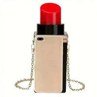 Chic Mini Lipstick Shaped Crossbody Bag - Bear Hugs