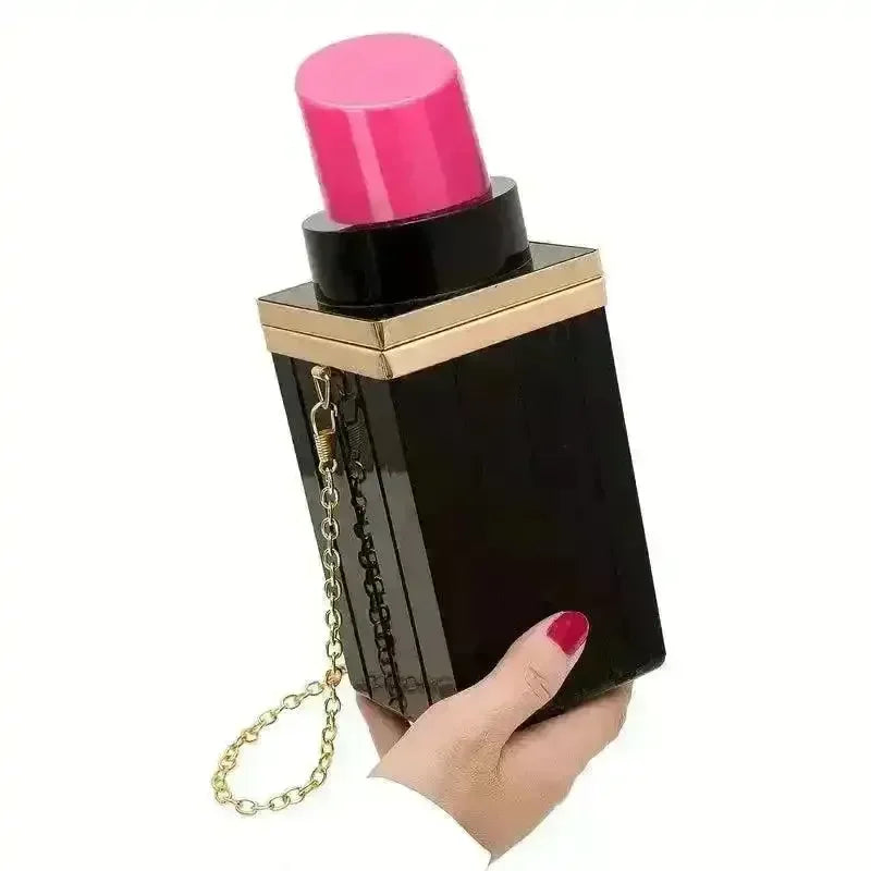 Chic Mini Lipstick Shaped Crossbody Bag - Bear Hugs