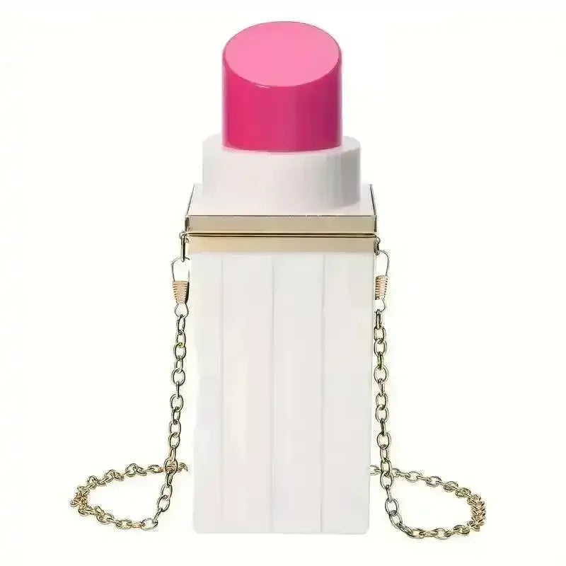 Chic Mini Lipstick Shaped Crossbody Bag - Bear Hugs