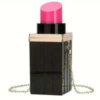 Chic Mini Lipstick Shaped Crossbody Bag - Bear Hugs