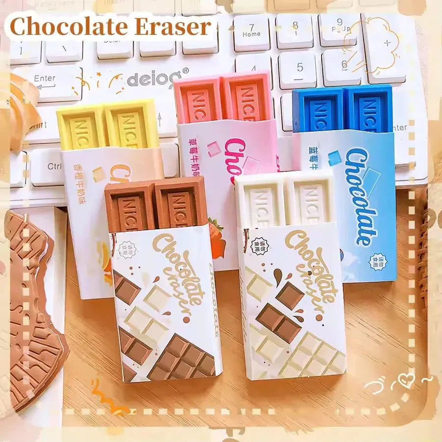 Choco-Cleano Kawaii Chocolate Eraser - Bear Hugs