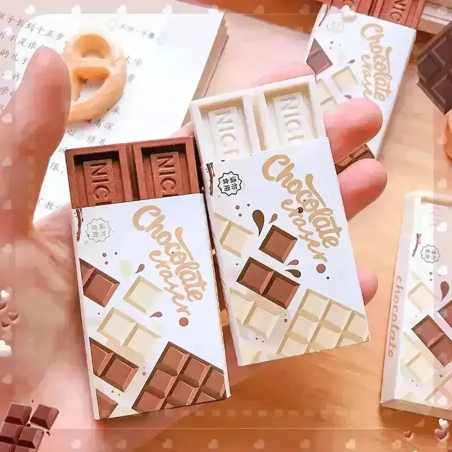 Chocolate Shaped Eraser - Bear Hugs
