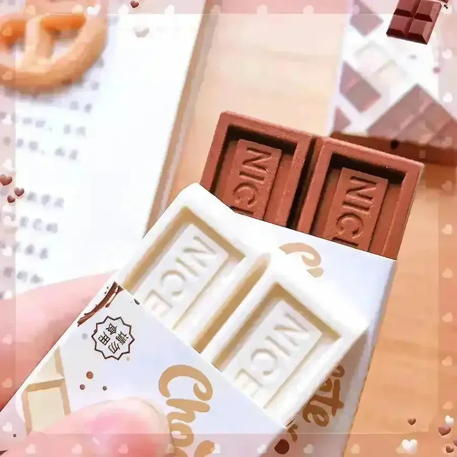 Chocolate Shaped Eraser - Bear Hugs