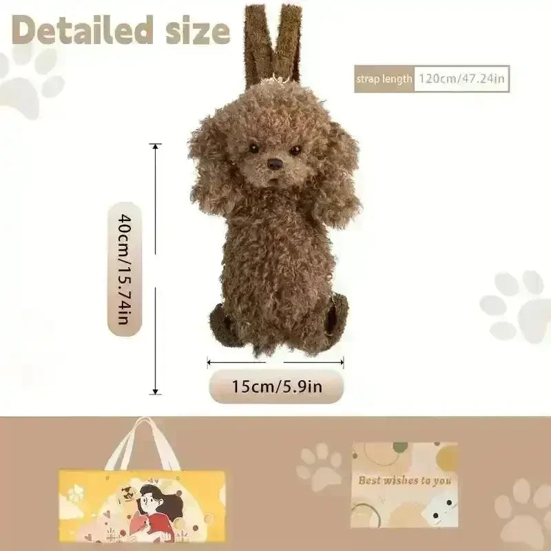 Chongker Realistic Poodle Shaped Backpack - Bear Hugs